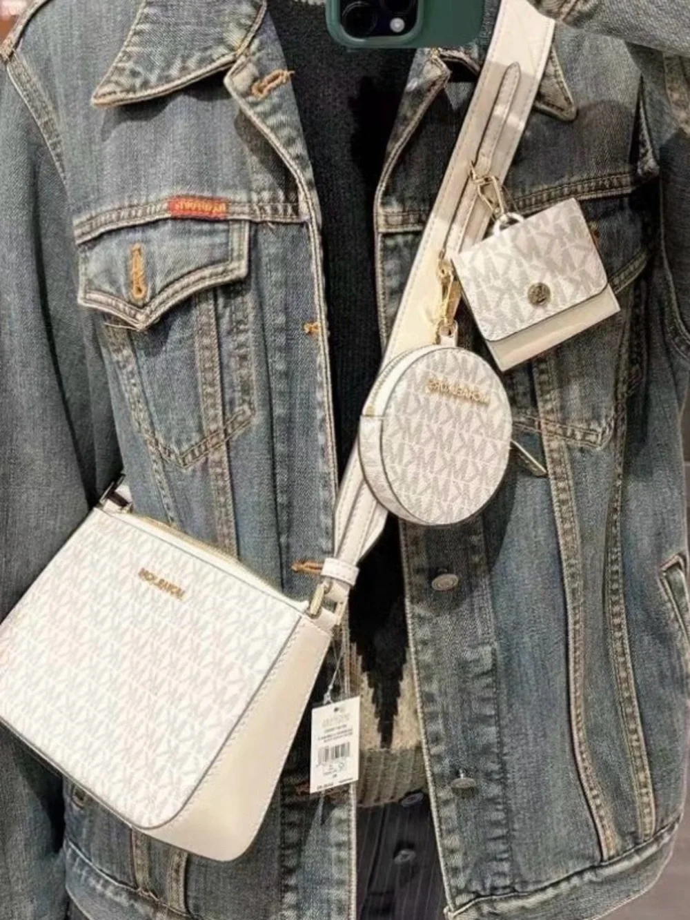 Michael Kors JET SET TRAVEL PLUS TECH CROSSBODY - small